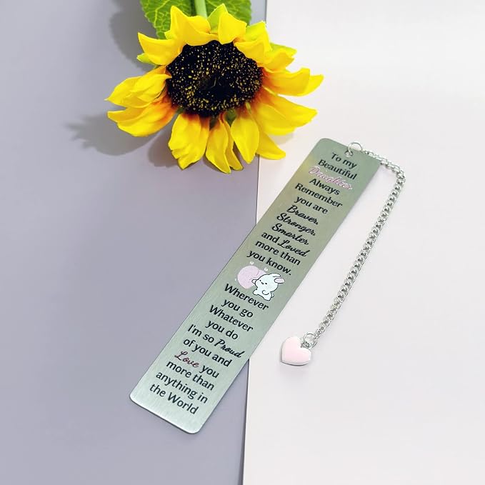 Bookmarks Graduation Gifts Inspirational Go to University Encourage Keepsake Birthday Christmas Woman Teens Distance Accompany Back to School Present Appreciate Book Accessory