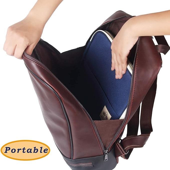 JAKAGO A4 Travel Portfolio Multifunctional Document Organizer Zippered Case for Office Supplies (Blue)