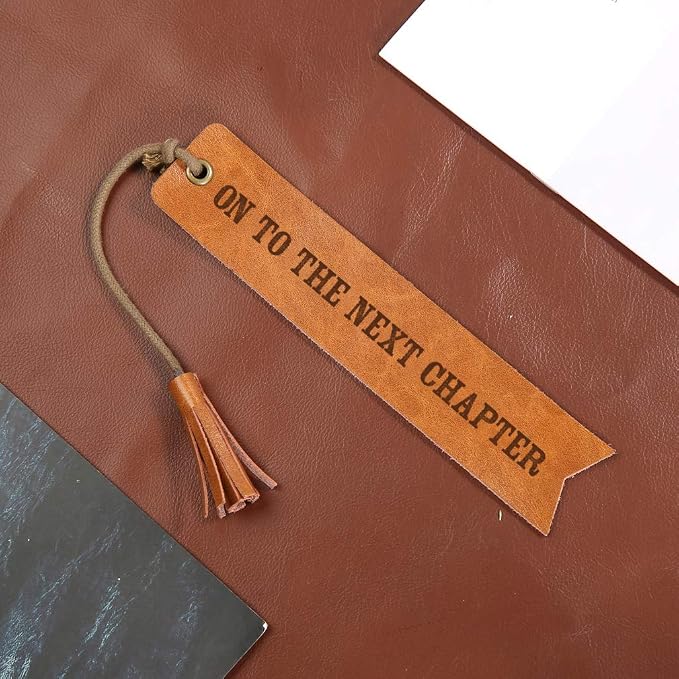Custom Bookmark Leather Bookmarks for Men Women Teen Boys Girls Favor Bookmark Wedding Reader (Custom You Text)