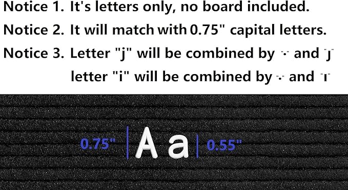 Letters Set - Pre-Cut 390pcs Lowercase Letters Only (No Board Included)