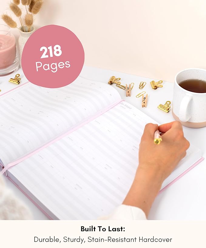 Lamare Teacher Planner 2026-2027 – Hardcover Undated Planner & Lesson Planner Book for Teachers with Class Schedule, Student Info & Weekly Planning - 8x11"