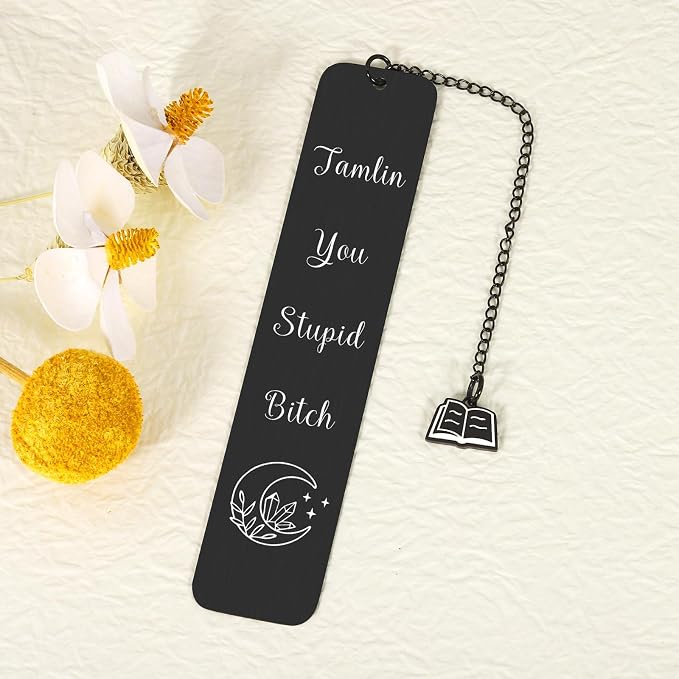 Book Merch for Women Men, A Court of Thorns and Roese Merch, Fantasy Romance Bookish Items, Dark Romance Merch, Book Lovers Gifts Bookish Gifts, You Stupid Bookmark for Readers Book Lovers Fans