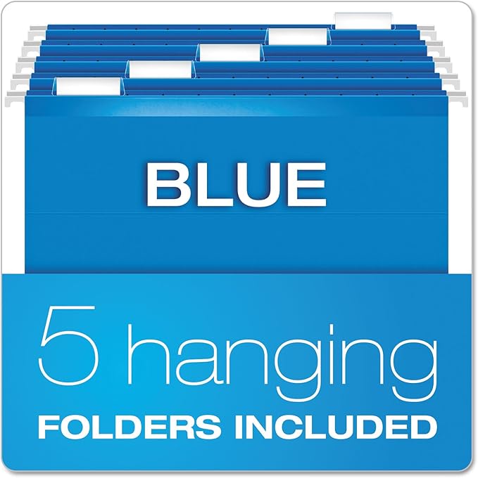 Pendaflex 23054 Desktop File w/Hanging Folders, Letter, Plastic, 12 1/4 x 6 x 9 1/2, Granite (PFX23054)