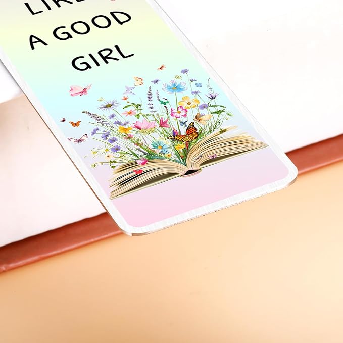 Gifts for Book Lovers Women, Funny Book Mark for Reading Women, Spread Those Page Bookmark, Book Lover Nerd Bookish Office Christmas Gifts, Book Themed Book Club Gift Ideas for Women
