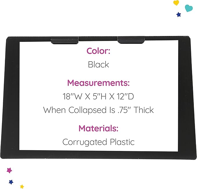 Fun and Function - Short Reach Write Slant Board - Writing Board - Slant Board for Writing for Kids to Help Improve Handwriting & Posture - 12x18x5 Inch Writing Stand - Non-Slip Writing Slope