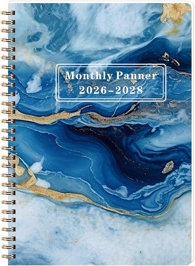 2026-2028 Monthly Planner - 3 Year Monthly Calendar/Planner 2026-2028, 5.9" x 8.5", 36 Month Calendar Planner, Planners with Twin-Wire Binding, Lined Notes Pages