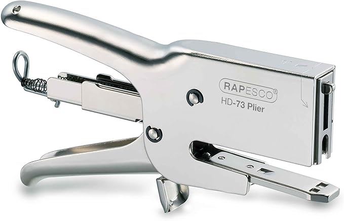 Rapesco Stapling Plier - HD-73 Traditional Packaging Plier, Uses 73 Type 1/4"-1/2" Staples(1169)