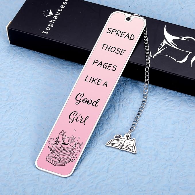Funny Book Marks for Reading Women Dark Romance Bookmarks for Women Girls Adult Spicy Bookmark for Book Lovers Bookish Book Accessories Christmas Birthday Gift Gag Gifts Basket Stuffers