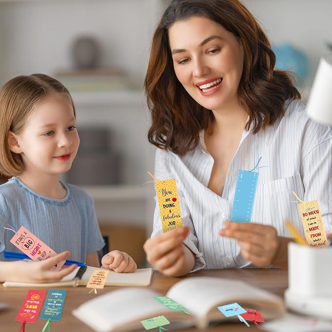 120 Pack Teacher Bookmarks Teacher Appreciation Gifts in Bulk Thank You Gifts from Students Christmas Teacher Gifts Graduation Gift Back to School Gift for Teachers Party Favors Classroom Reading