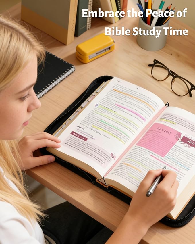Personalized Bible Covers, Custom Leather Bible Cover Case with Initial Name, Personalized Bible Carrying Case for Women, Custom Bible Bag for Men, Christian Gifts for Daughter Wife