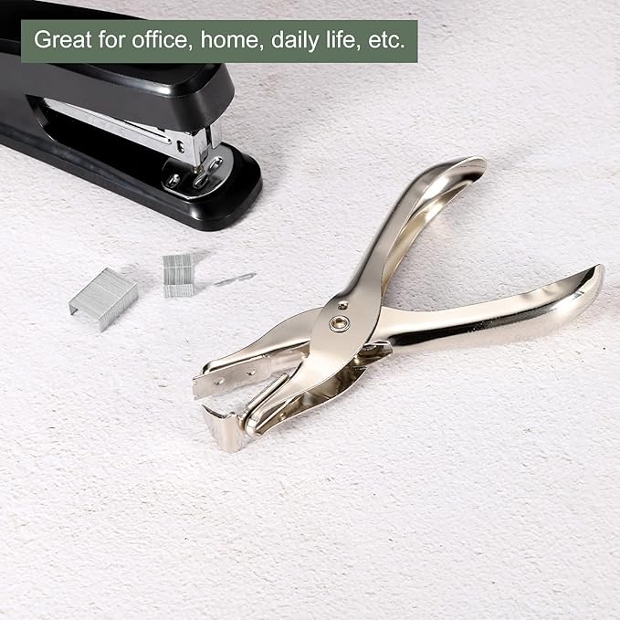 YOKIVE 1 Pcs Staple Remover, Heavy-Hand Puller | Remove Staples Great for Office Home Furniture Desktop (Silver)