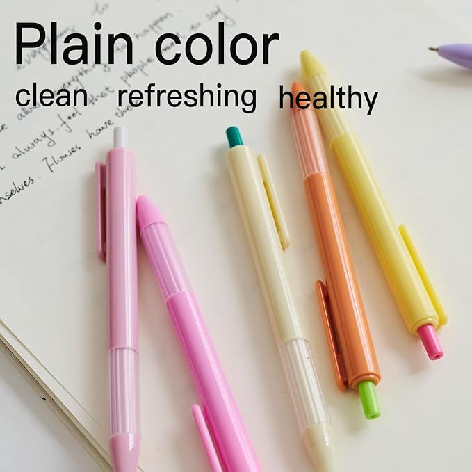 12pcs 1.0mm Blue Ink Pens, Smooth Writing Ballpoint & Semi Gel Pens, Soft Silicone Grip Gel Ink Pens, Office School Supplies, Desk Accessories, Personalized Gifts for Men, Dozen Box