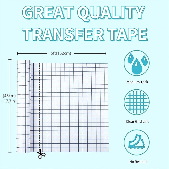 Clear Contact Paper Roll, 17.7in x 5ft Self-Adhesive Vinyl Covering Peel and Stick for Books, Shelves, Documents, Drawers & Crafts – Waterproof, Removable & Easy to Apply