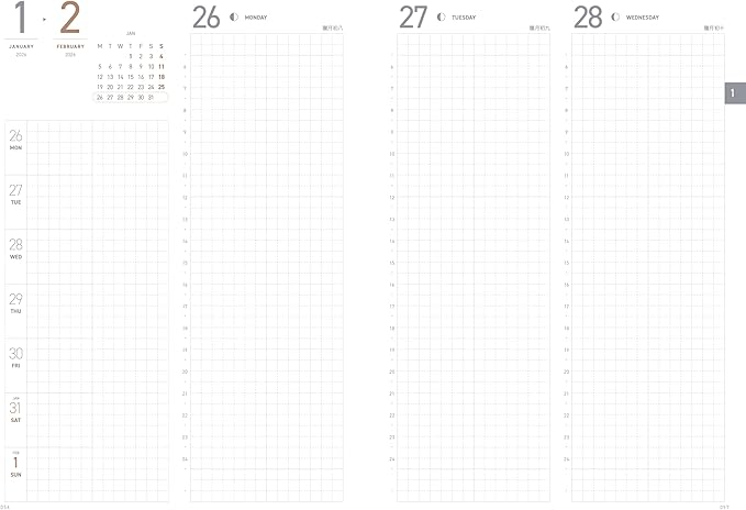 TAKE A NOTE 2026 MINI PLANNER A6