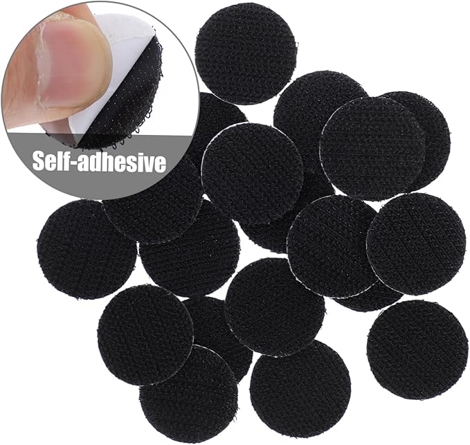 20pcs Double Sided Adhesive Hook and Tape for Use Reusable Strong Adhesive Strips for Mounting Securing and Organizing Items Smooth