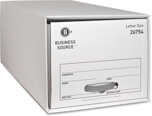 Business Source Drawer Storage Boxes