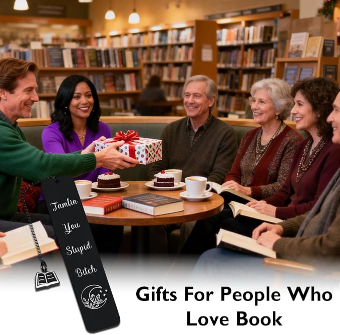 Book Merch for Women Men, A Court of Thorns and Roese Merch, Fantasy Romance Bookish Items, Dark Romance Merch, Book Lovers Gifts Bookish Gifts, You Stupid Bookmark for Readers Book Lovers Fans