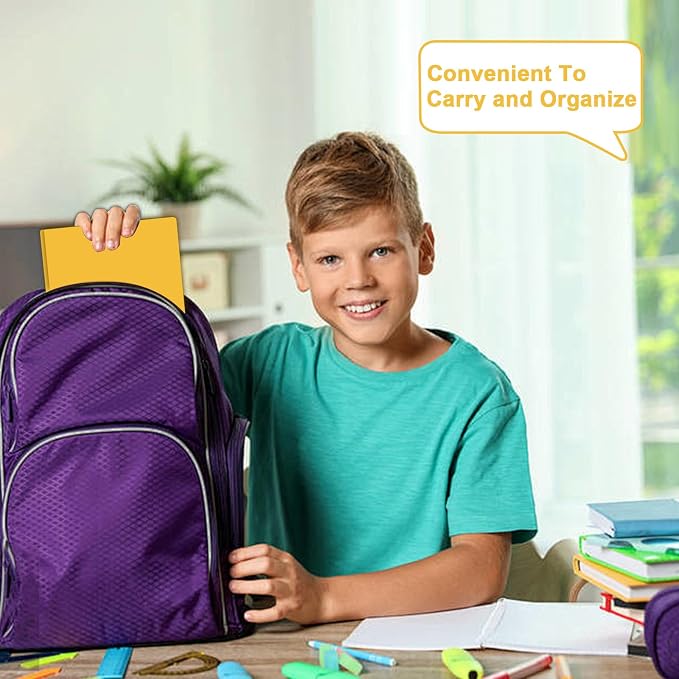 Two Pocket Folders with Prongs, LAYZZ 60 Pack Poly Plastic Folders, Heavy Duty Plastic Folders with Pockets and Prongs, Letter Size, for Offices and Schools (Yellow)