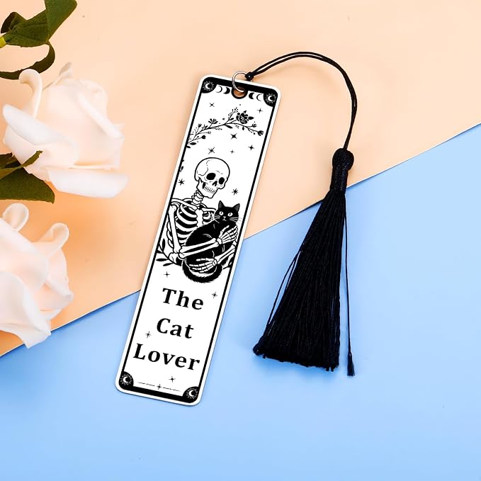 Cat Bookmarks for Women, Father's Day Gifts for Cats Dad, Cat Accessories for People Who Love Cats, Cute Cat Stocking Stuffers for Women Girl Boy Teens, Cat Lover Gifts for Women