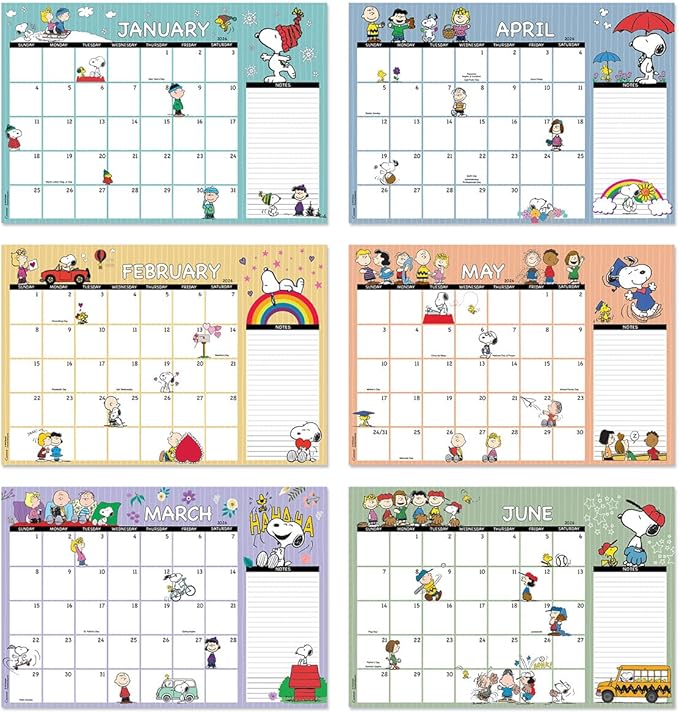 Current 2026-2027 PEANUTS Desk Calendar Pad, 11-Inch x 16-1/4-Inch Size, Large 24-Month Bookstore-Quality Calendars for Kitchen & Office