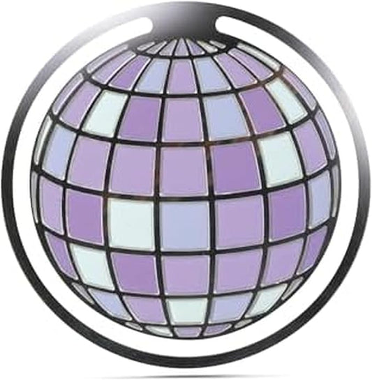 Genuine Fred Bookie Down Disco Ball Bookmark, Etched and Colorfully Coated Steel