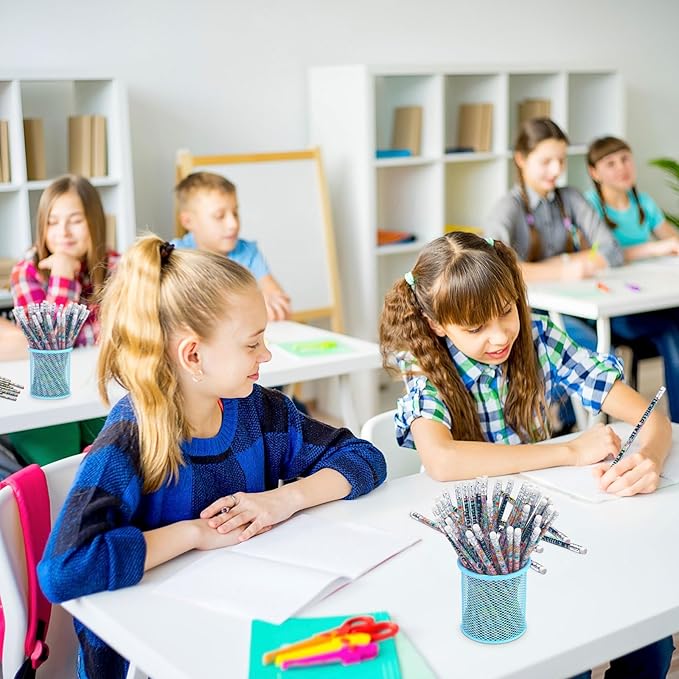 Tenceur 100 Pcs Star Student Motivational Pencils with Erasers Bulk 7.3 Inches Incentives Recognition Education Award Prize for Teacher School Classroom Reward Supplies