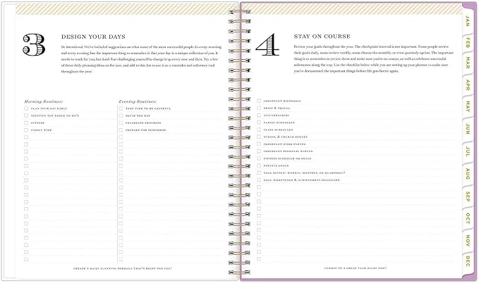 Blue Sky Day Designer 2027 Monthly Planner Calendar, January 2027 - December 2027, 8" x 10", Clear Pocket Cover, Durable Twin Wire Binding, Storage Pocket, Stickers, Kerridge Lilac
