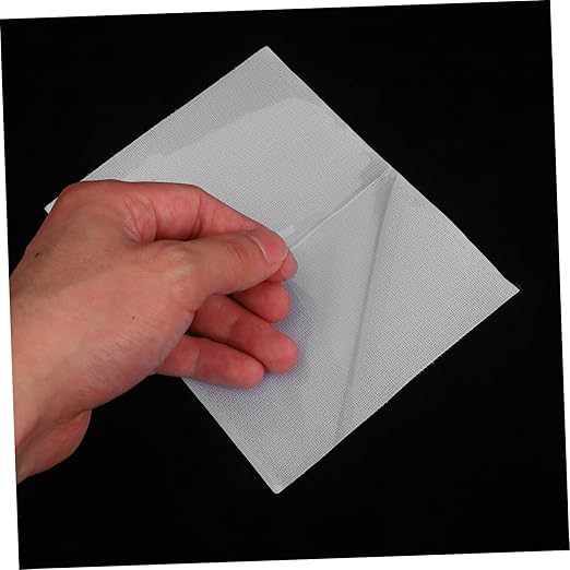 TEHAUX 12pairs Self-Adhesive Hook and Loop Tapes for Carpet and Home Use Strong Adhesive Double-Sided Strips for Easy Installation and Material White