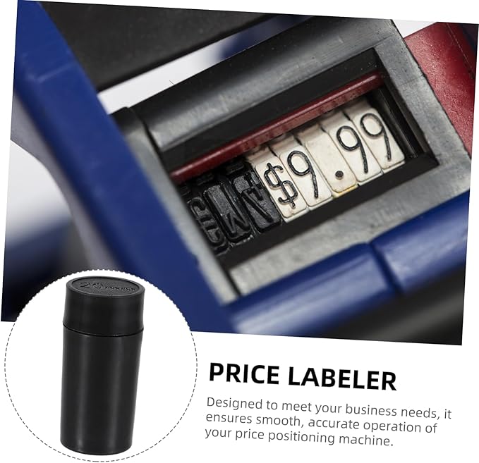 10pcs Ink Roller Refills for Price Tagging Machine Quick-Dry Ink Wheel for Single Line Labeler for Retail Price Marking and Labeling
