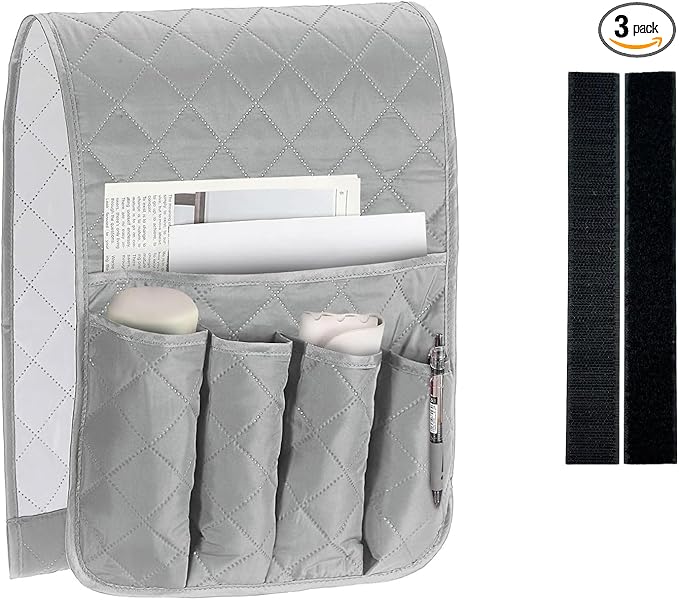 This 32-inch sofa armrest storage bag is suitable for sofas, recliners, and bedside use, providing convenient storage and organization.