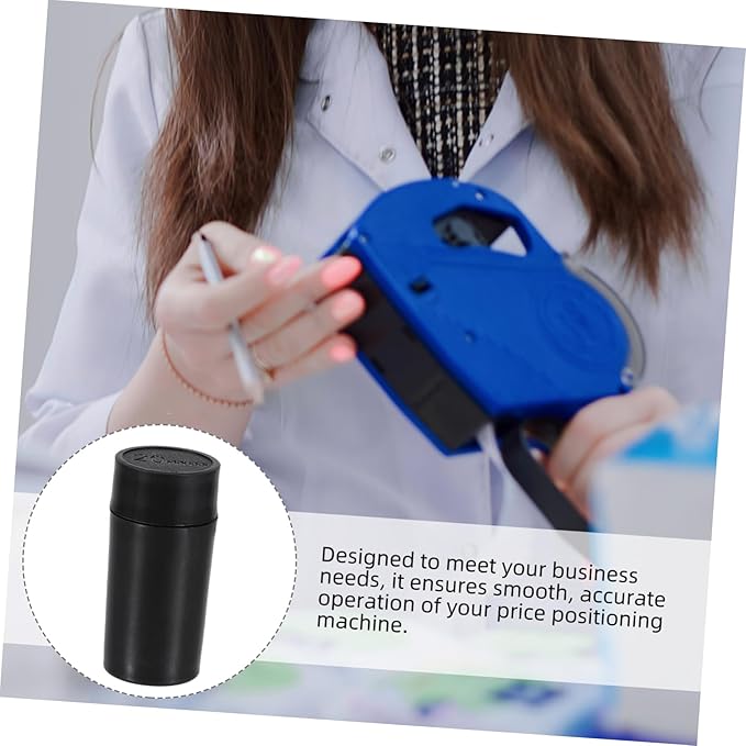 LALAFINA 10pcs Ink Roller Refills for Price Tagging Machines Compatible Quick Drying Ink for Accurate Labeling Retail and Grocery Stores