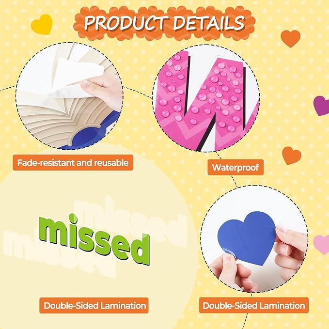 Heart Reading Bulletin Board Classroom Decorations Set Colorful Heart Bulletin Board Border Cutout Welcome Back The Book Missed You Craft Home School Library Wall Decor Supplies