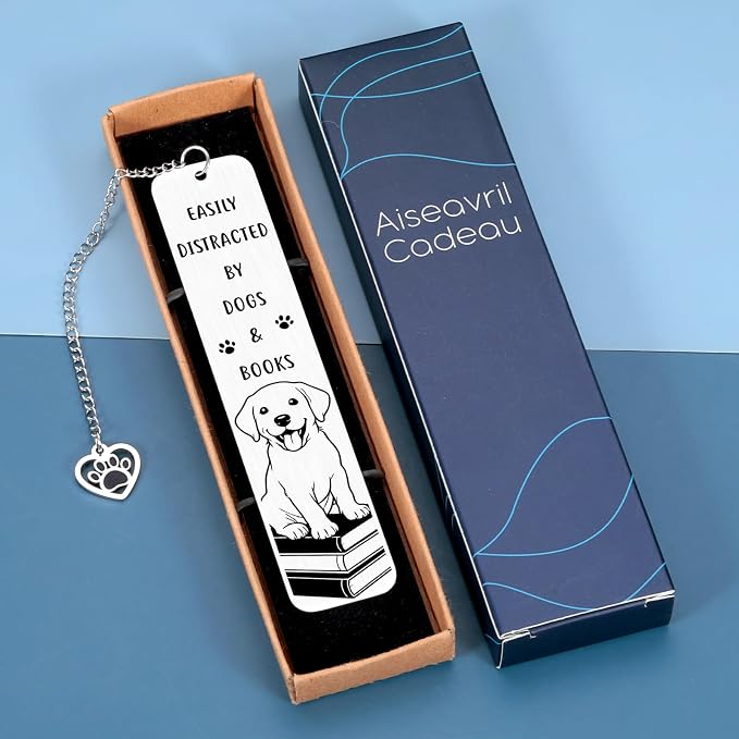 Labrador Retriever Gifts, Dog Lovers Gifts for Women Dog Lovers, Dog Gifts for Owners Men Women, Funny Bookmarks for Womens Men Stocking Stuffers for Christmas Dog Lovers Dog Mom Gifts for Women