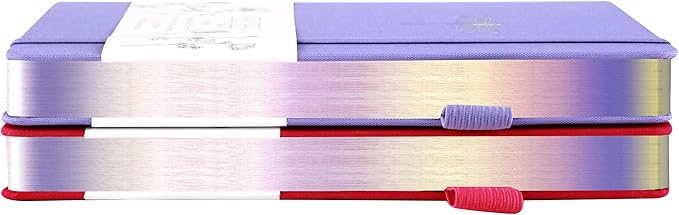 A5 Bullet Dotted Journal Notebook | 160gsm Thick Bleedproof Paper, Lay Flat Binding, 160 Numbered Pages | Hard Cover Dot Grid Notebook/Bullet Journals for Creatives, Professionals