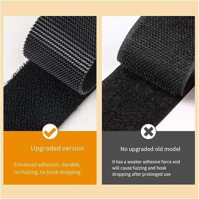 10PCS Invisible Car Mat Fastener Pads | Non-Slip Heat-Resistant Double-Sided Adhesive Hook & Loop Tape | Automotive Backed Adhesive Stickers for Secure Car Floor Mat Grip, Prevent Shifting(5x5cm)