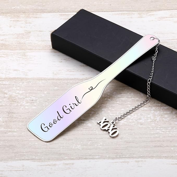 Smutty Book Merch for Reading Women Spicy - Dark Romance Merch Funny Smutty Bookmarks Gifts for Book Lovers, Book Accessories Bookish Gifts for Women Girls, Smut Book Lover Gifts Good Girl Bookmark