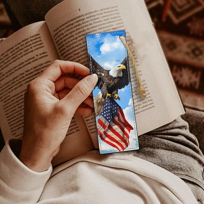 Bookmarks for Men Boy, Eagle Book Marks for Adults Kids Funny Bookmark for Women Men Book Lovers Bookmarks Aesthetic