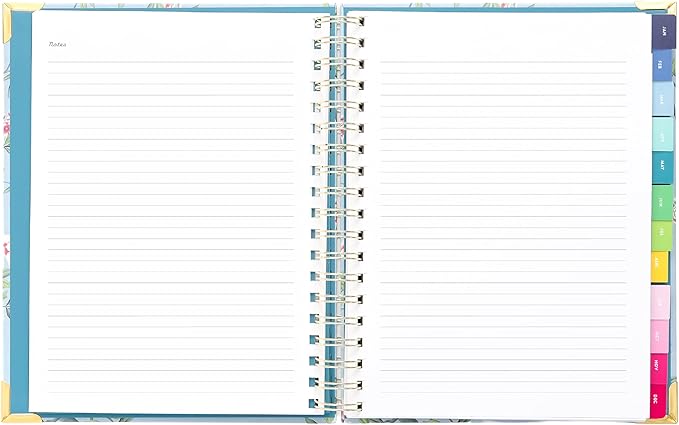 Simplified 2026 12-Month Spiral Weekly Planner — Faraway Land — January 2026 - December 2026, Calendar Year Organizer with Stickers, Pockets, and Keepsake Box