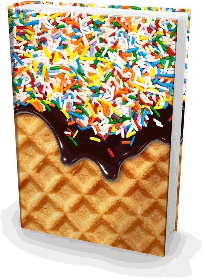 Book Sox Stretchable Book Cover: Jumbo Sprinkles Print. Fits Most Hardcover Textbooks up to 9 x 11. Adhesive-Free, Nylon Fabric School Book Protector. Easy to Put On. Washable & Reusable Jacket.