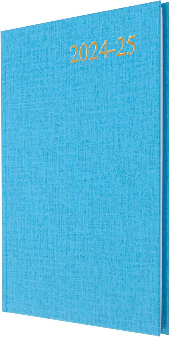 Collins Essential A5 Academic Year 2024-25 Week to View Diary - Light Blue - Mid Year Academic Planner for Students and Teachers - ESSA53M.57-2425 - July 2024 to July 2025
