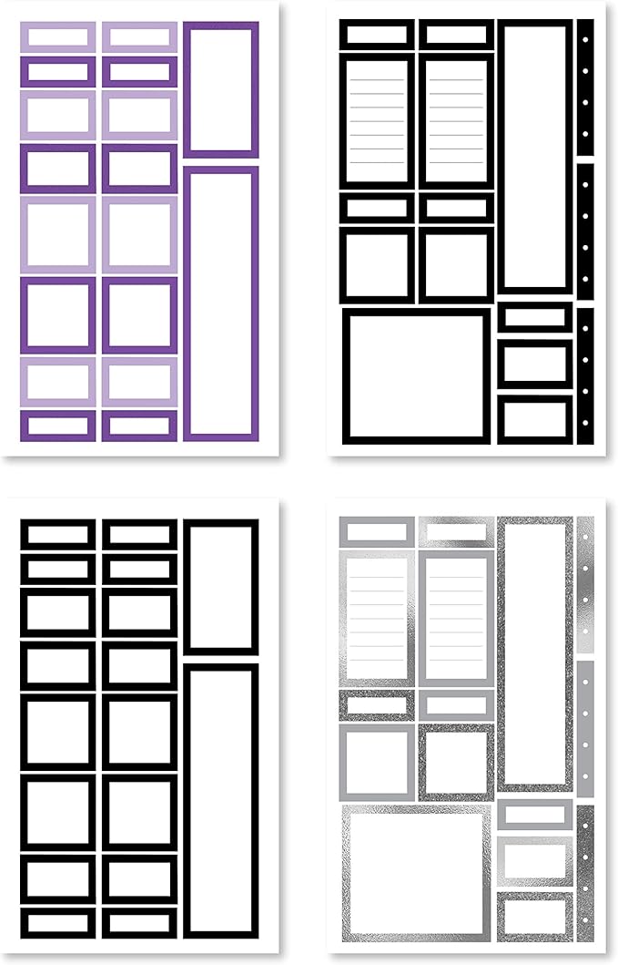 Rongrong Rainbow Planner Stickers Book for Planners, Calendars, Journals and Projects – Premium Quality Hand Drawn Transform Your Planning Into a Colorful Dream - Scrapbook Stickers – 27 Pages