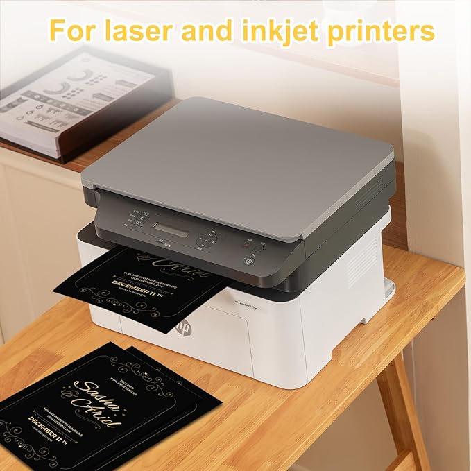 50 Pack Poster Board, 11"x14" Black Poster Paper, 230GSM Thickness Poster Board Paper Bulk for School Assignments, Classroom Arts, DIY Projects, Presentation Drawing