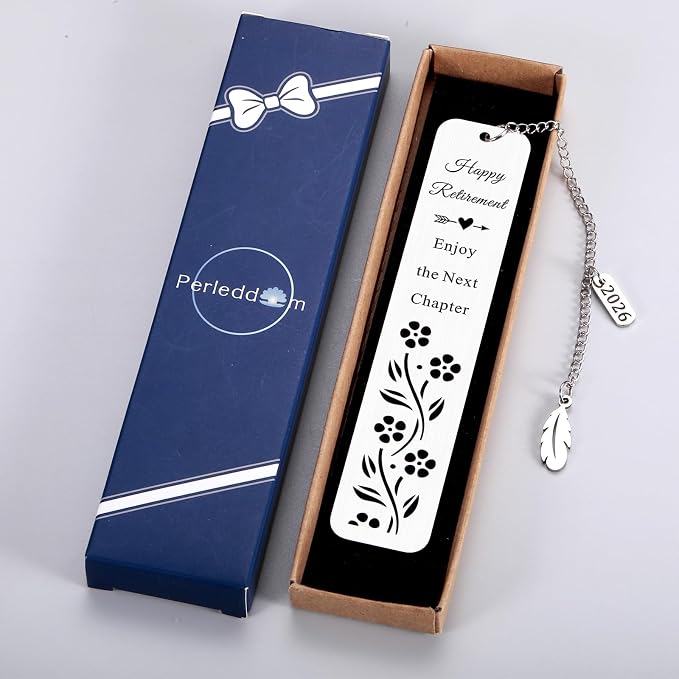 2026 Retirement Bookmark Gifts for Women Men Retirement Gifts for Coworker Colleague Employee Work Bestie Appreciation Gift for Retired Teacher Nurse Coach Going Away Leaving Gift for Boss Leader