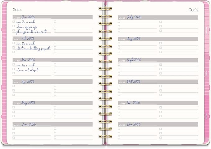 Orange Circle Studio Undated Tri-Tab Planner, Garden Renaissance