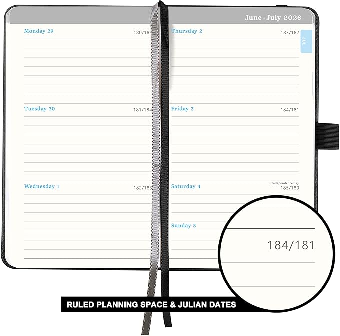 Pocket Planner 2026-2027 - 2026-2027 Pocket Calendar for Purse, Jul. 2026 - Jun. 2027, 6.4'' x 3.8''