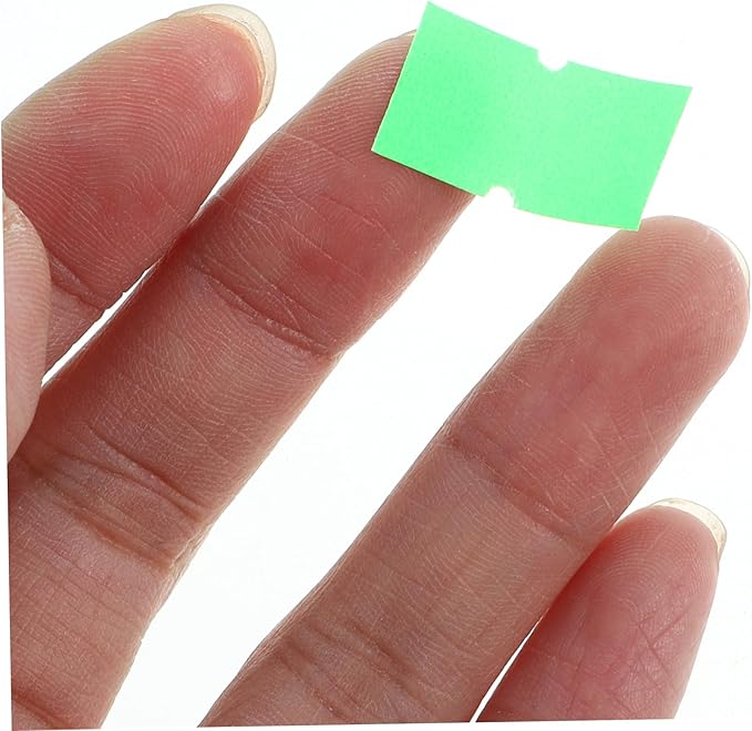5000pcs Self-Adhesive Price Tag Labels Fluorescent Price Marker Paper for Retail Supermarket Garage Use Convenient Stick Pricing