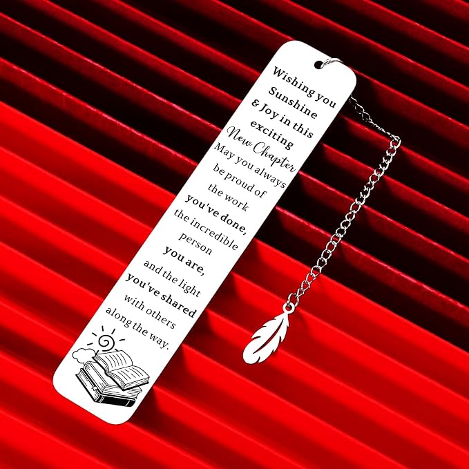 Administrative Professional Day Gifts Bookmark for Women, Retirement Gift for Woman, Farewell Moving Away Gifts for Coworker Friends, Self Care Divorce Breakup Get Well Gift for Women