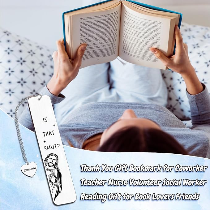 Personalized Christian Bookmarks for Women Men Book Lovers Reader Best Friend Sister Custom Bookmarks Funny Gift for Birthday Valentine's Day Graduation Christmas Wedding Gift for Her Boys Girl