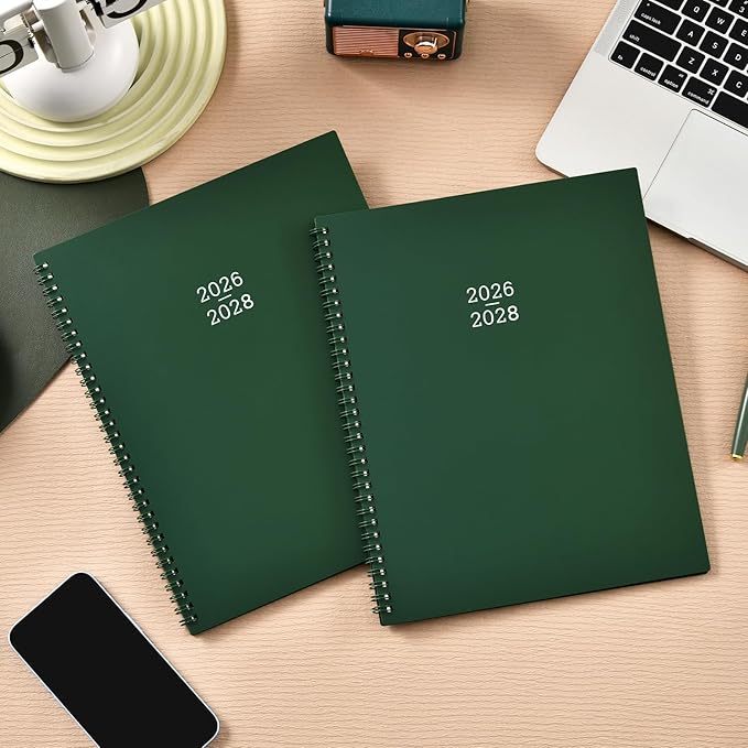 Monthly Planner 2026-2028 - Planner 2026-2028, 9'' x 11'', from JULY 2026 to JUNE 2028, 24 Months Monthly Calendar Planner With Tabs, Inner Pocket