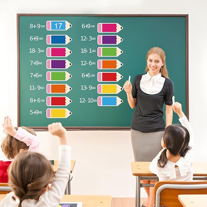 64 Pcs Colorful Pencil Cutouts Pencil Name Tags for Classroom Back to School Bulletin Board Locker Decor Paper Cut Outs with Glue Points for Teacher Student School Bulletin Board Wall Door Party Decor